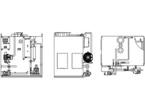 Domestic sewage treatment device 